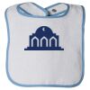 Infant Contrast Trim Terry Bib Thumbnail