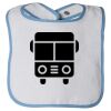 Infant Contrast Trim Terry Bib Thumbnail