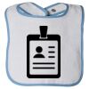 Infant Contrast Trim Terry Bib Thumbnail