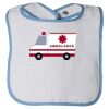Infant Contrast Trim Terry Bib Thumbnail