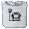 Infant Contrast Trim Terry Bib Thumbnail