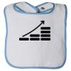 Infant Contrast Trim Terry Bib Thumbnail