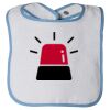Infant Contrast Trim Terry Bib Thumbnail