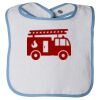 Infant Contrast Trim Terry Bib Thumbnail