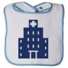 Infant Contrast Trim Terry Bib Thumbnail