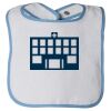 Infant Contrast Trim Terry Bib Thumbnail