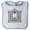 Infant Contrast Trim Terry Bib Thumbnail