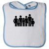 Infant Contrast Trim Terry Bib Thumbnail