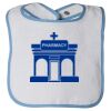 Infant Contrast Trim Terry Bib Thumbnail