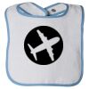 Infant Contrast Trim Terry Bib Thumbnail