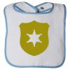 Infant Contrast Trim Terry Bib Thumbnail