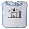Infant Contrast Trim Terry Bib Thumbnail