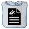 Infant Contrast Trim Terry Bib Thumbnail