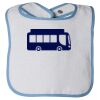 Infant Contrast Trim Terry Bib Thumbnail