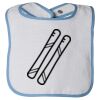 Infant Contrast Trim Terry Bib Thumbnail