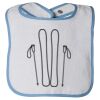 Infant Contrast Trim Terry Bib Thumbnail