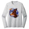 Sublimatable PosiCharge Long Sleeve Electric Heather Tee Thumbnail