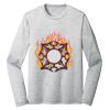 Sublimatable PosiCharge Long Sleeve Electric Heather Tee Thumbnail
