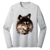 Sublimatable PosiCharge Long Sleeve Electric Heather Tee Thumbnail