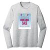 Sublimatable PosiCharge Long Sleeve Electric Heather Tee Thumbnail