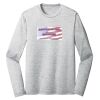 Sublimatable PosiCharge Long Sleeve Electric Heather Tee Thumbnail