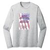 Sublimatable PosiCharge Long Sleeve Electric Heather Tee Thumbnail