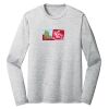 Sublimatable PosiCharge Long Sleeve Electric Heather Tee Thumbnail