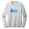 Sublimatable PosiCharge Long Sleeve Electric Heather Tee Thumbnail