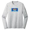 Sublimatable PosiCharge Long Sleeve Electric Heather Tee Thumbnail