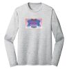Sublimatable PosiCharge Long Sleeve Electric Heather Tee Thumbnail