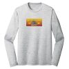 Sublimatable PosiCharge Long Sleeve Electric Heather Tee Thumbnail