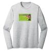 Sublimatable PosiCharge Long Sleeve Electric Heather Tee Thumbnail