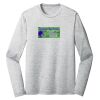 Sublimatable PosiCharge Long Sleeve Electric Heather Tee Thumbnail