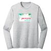 Sublimatable PosiCharge Long Sleeve Electric Heather Tee Thumbnail