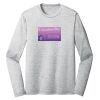 Sublimatable PosiCharge Long Sleeve Electric Heather Tee Thumbnail