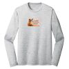 Sublimatable PosiCharge Long Sleeve Electric Heather Tee Thumbnail