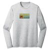 Sublimatable PosiCharge Long Sleeve Electric Heather Tee Thumbnail
