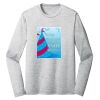 Sublimatable PosiCharge Long Sleeve Electric Heather Tee Thumbnail