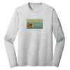 Sublimatable PosiCharge Long Sleeve Electric Heather Tee Thumbnail