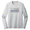 Sublimatable PosiCharge Long Sleeve Electric Heather Tee Thumbnail