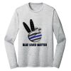 Sublimatable PosiCharge Long Sleeve Electric Heather Tee Thumbnail