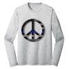 Sublimatable PosiCharge Long Sleeve Electric Heather Tee Thumbnail
