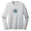 Sublimatable PosiCharge Long Sleeve Electric Heather Tee Thumbnail