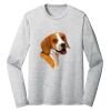 Sublimatable PosiCharge Long Sleeve Electric Heather Tee Thumbnail