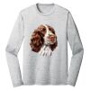 Sublimatable PosiCharge Long Sleeve Electric Heather Tee Thumbnail