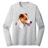 Sublimatable PosiCharge Long Sleeve Electric Heather Tee Thumbnail