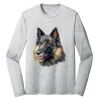 Sublimatable PosiCharge Long Sleeve Electric Heather Tee Thumbnail
