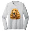 Sublimatable PosiCharge Long Sleeve Electric Heather Tee Thumbnail