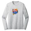 Sublimatable PosiCharge Long Sleeve Electric Heather Tee Thumbnail