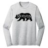 Sublimatable PosiCharge Long Sleeve Electric Heather Tee Thumbnail